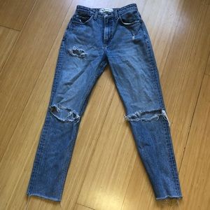 Reformation cigarette high rise jeans